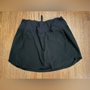 Athleta Black Run With It Skort